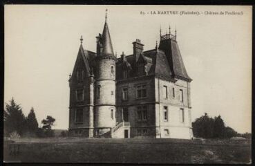 1 vue  - La Martyre. - Château de Poulbrock (ouvre la visionneuse)