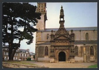1 vue  - Landerneau.- L\'église Saint-Houardon, le porche (23 bis) (ouvre la visionneuse)