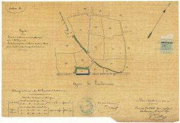 1 vue  - Gare de Landerneau : plan d’échange de terrains entre M. Picquenard er la commune (ouvre la visionneuse)