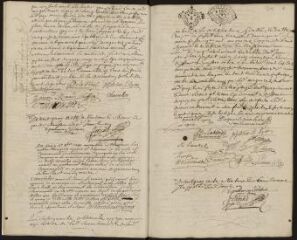 200 vues  - Registre des délibérations de la Communauté de ville, 1741-1749 (ouvre la visionneuse)