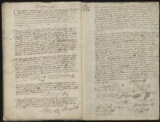 48 vues  - Registre des délibérations de la Communauté de ville, 1676-1677 (ouvre la visionneuse)