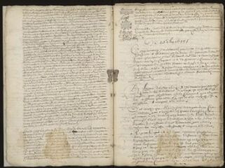 22 vues  - Registre des délibérations de la Communauté de ville, 1677-1678 (ouvre la visionneuse)