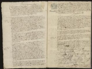 50 vues  - Registre des délibérations de la Communauté de ville, 1679-1682 (ouvre la visionneuse)